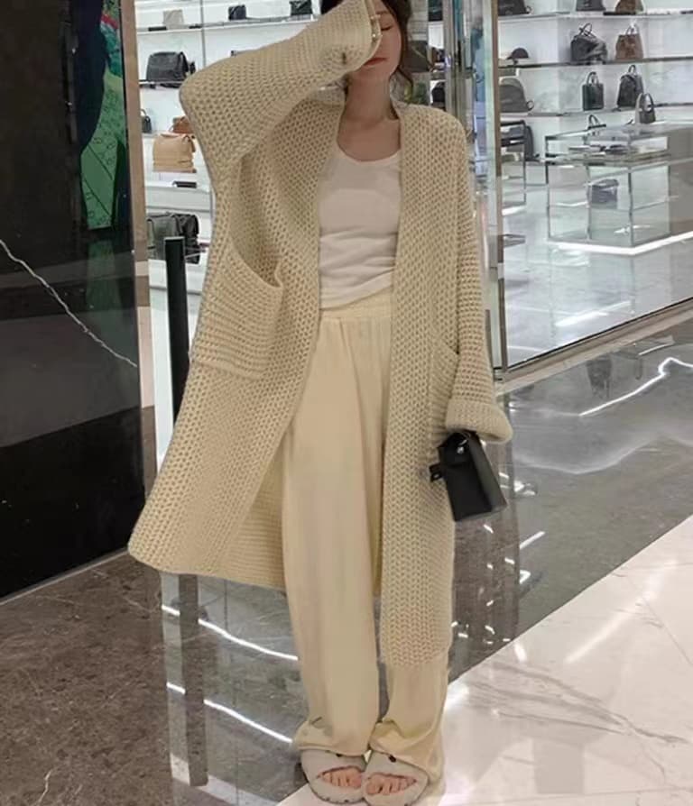 루즈핏 긴소매 가디건 (3color) 상세 이미지 11
