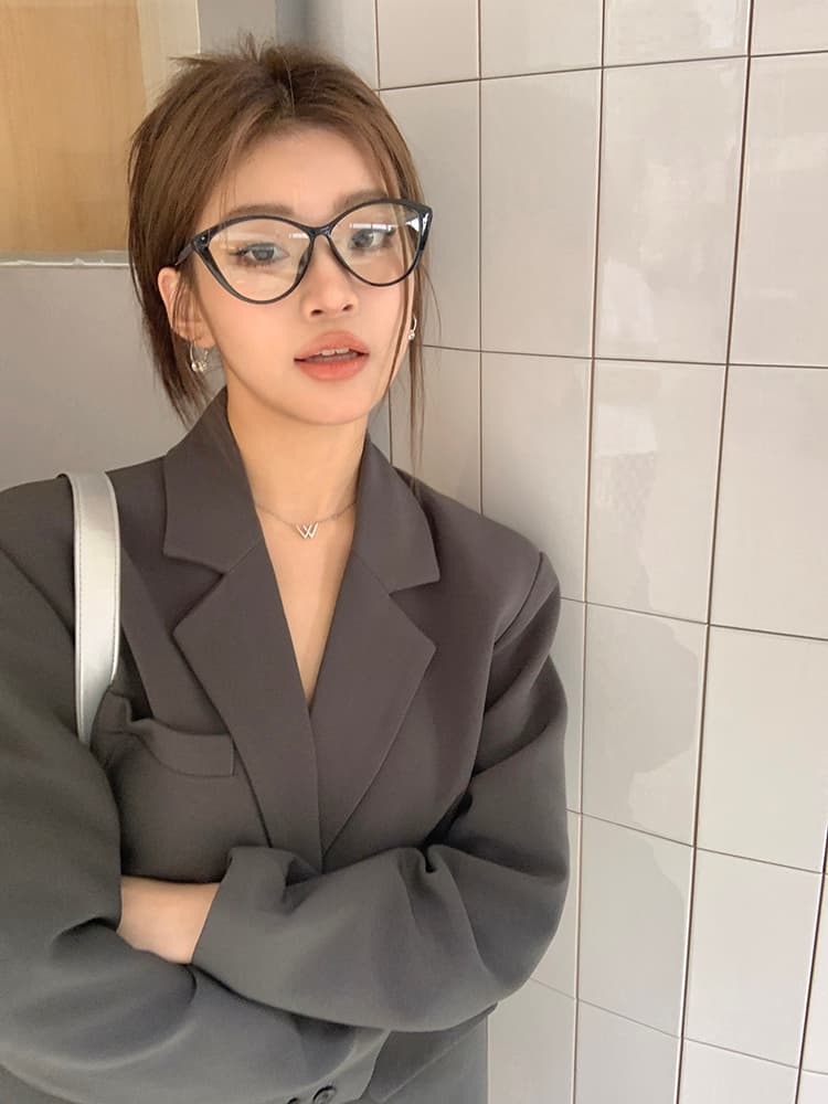 디자인 그레이 블레이저 상세 이미지 21