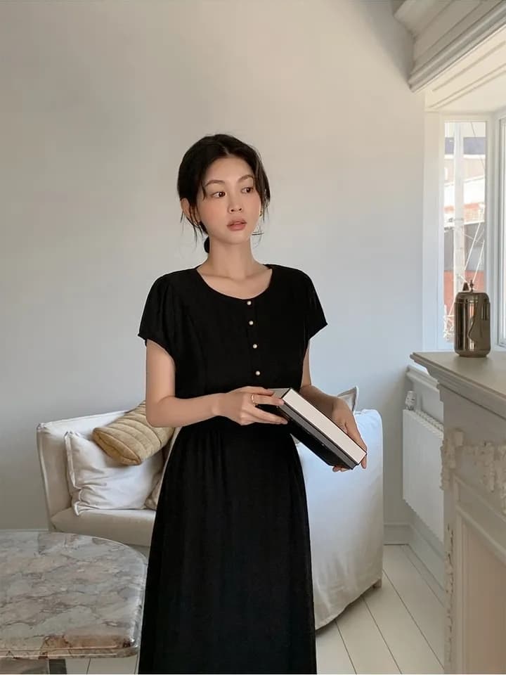 쉬폰 원피스 상세 이미지 2