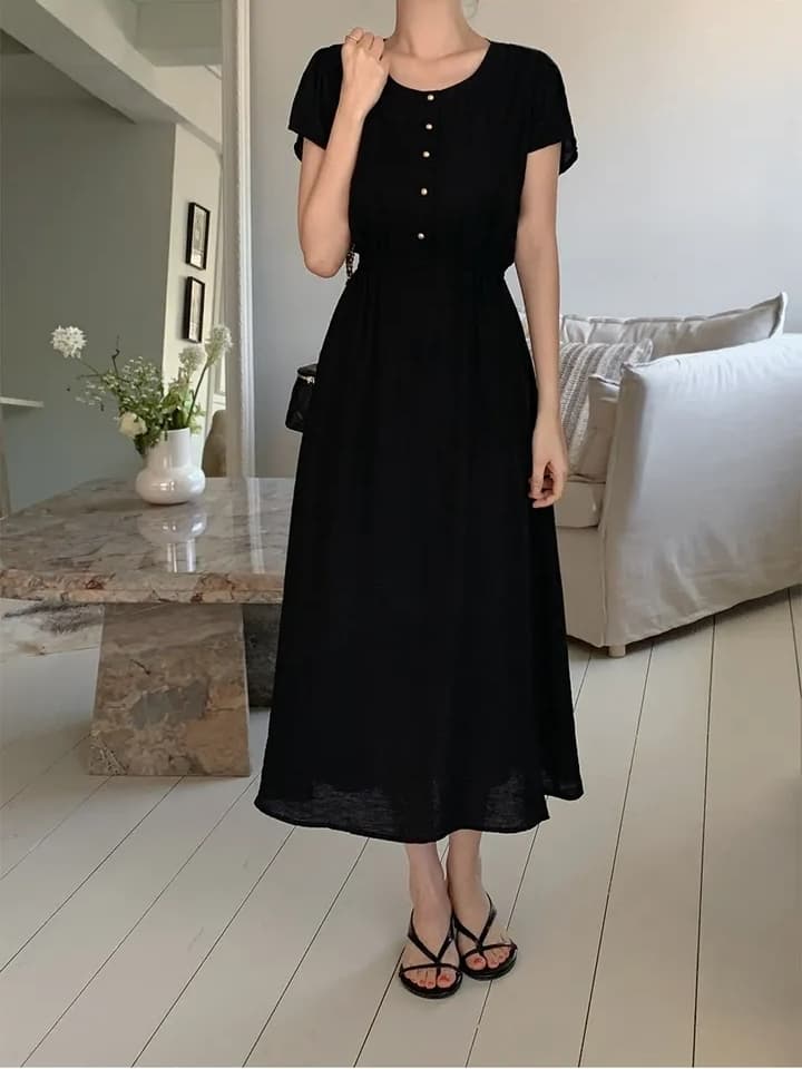 쉬폰 원피스 상세 이미지 3