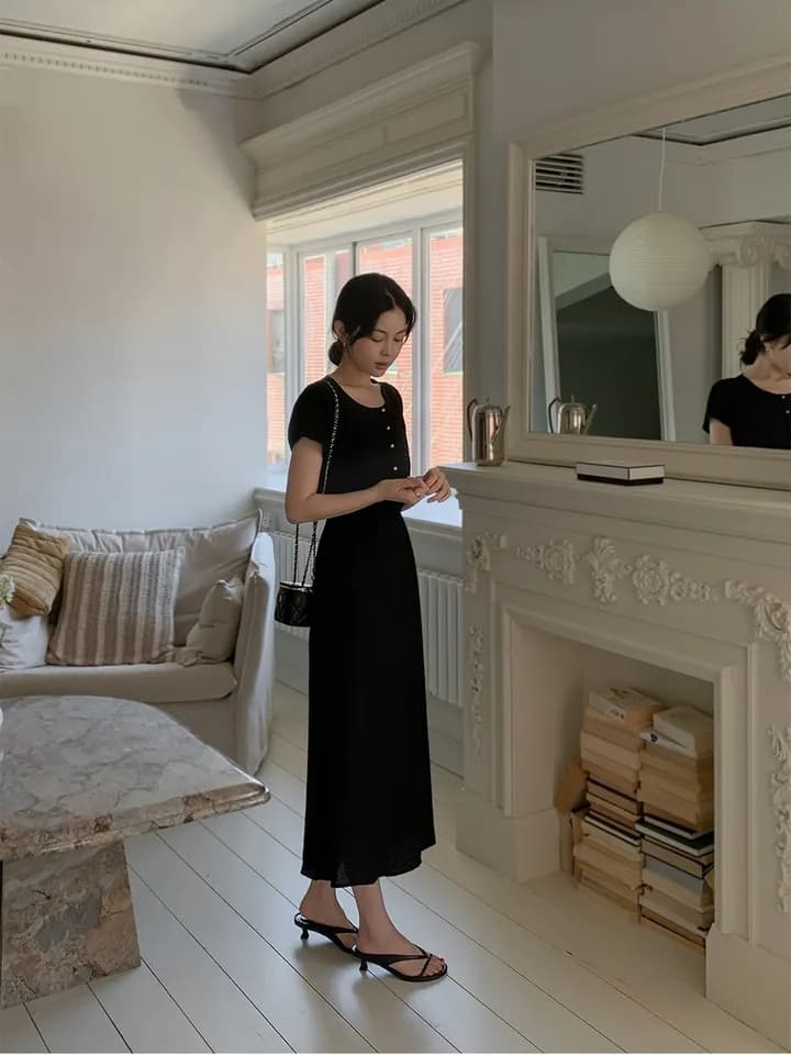 쉬폰 원피스 상세 이미지 6