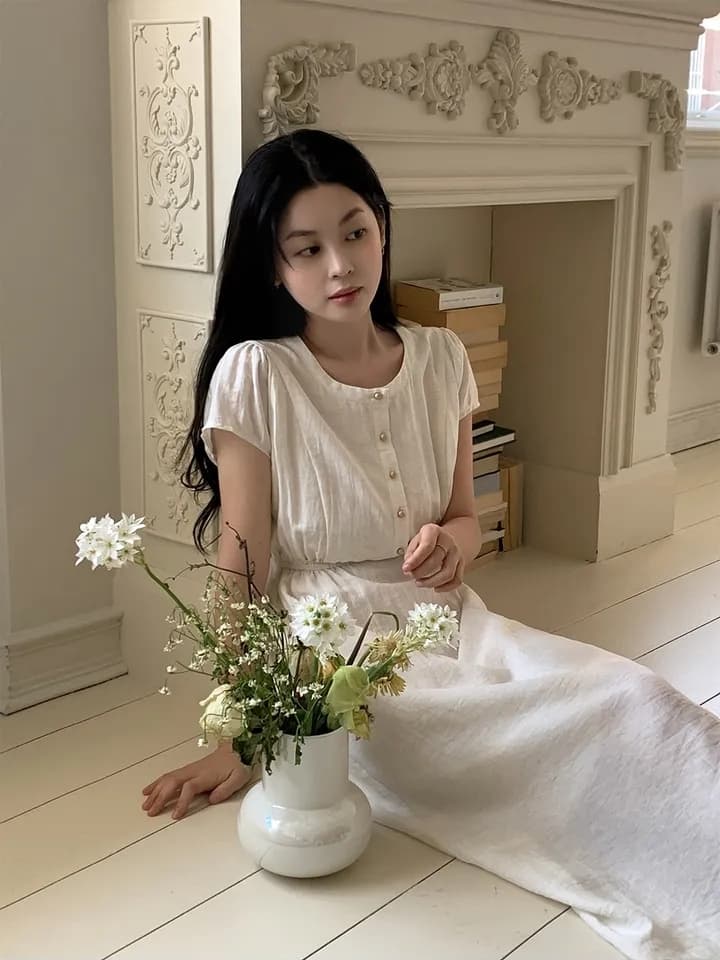 쉬폰 원피스 상세 이미지 25