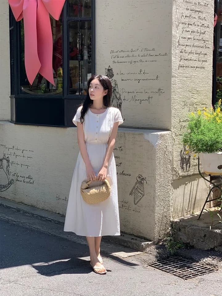 쉬폰 원피스 상세 이미지 35