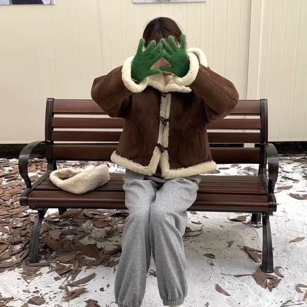 후드 레더 자켓 상세 이미지 9