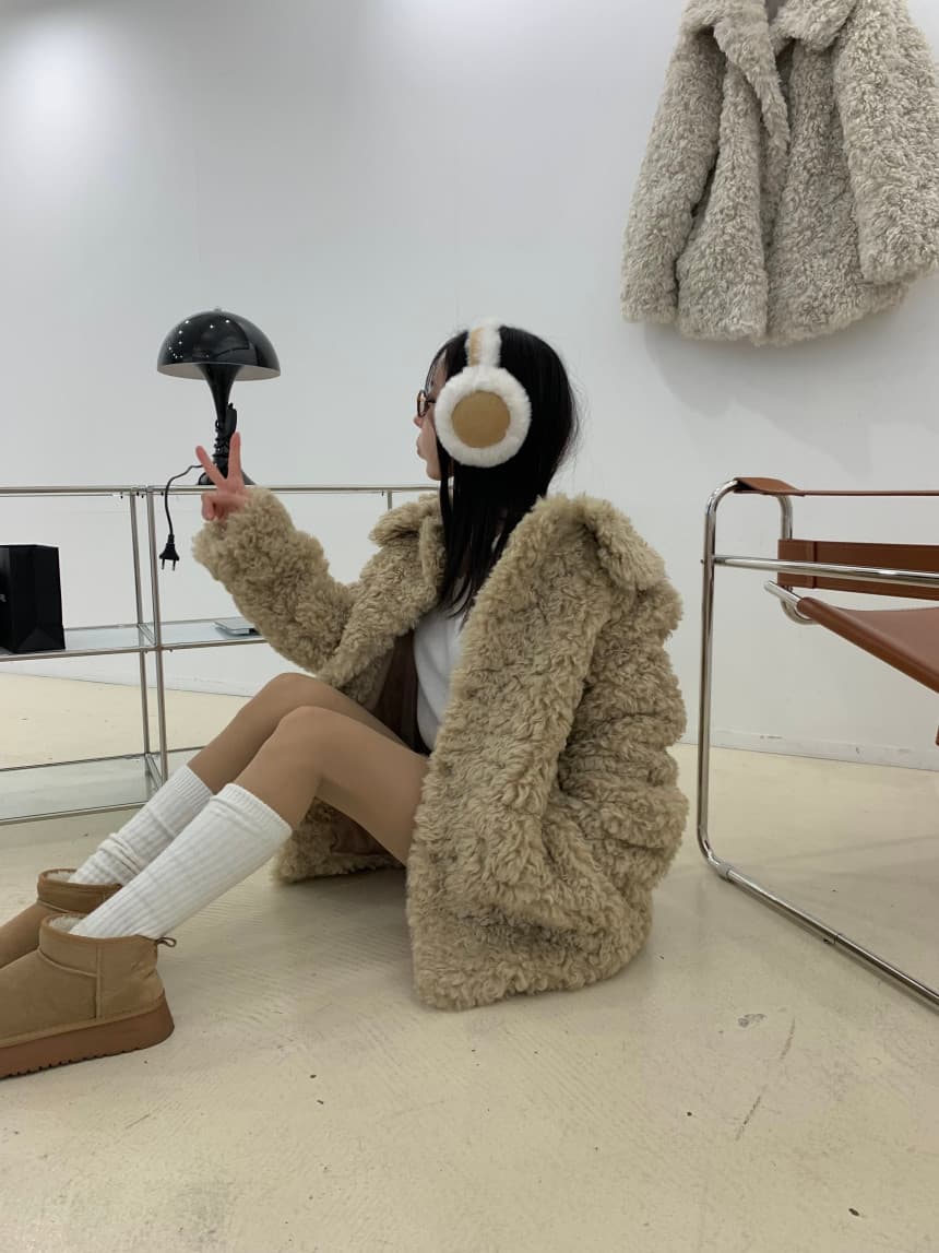 컬리 퍼 가디닝 자켓 상세 이미지 10