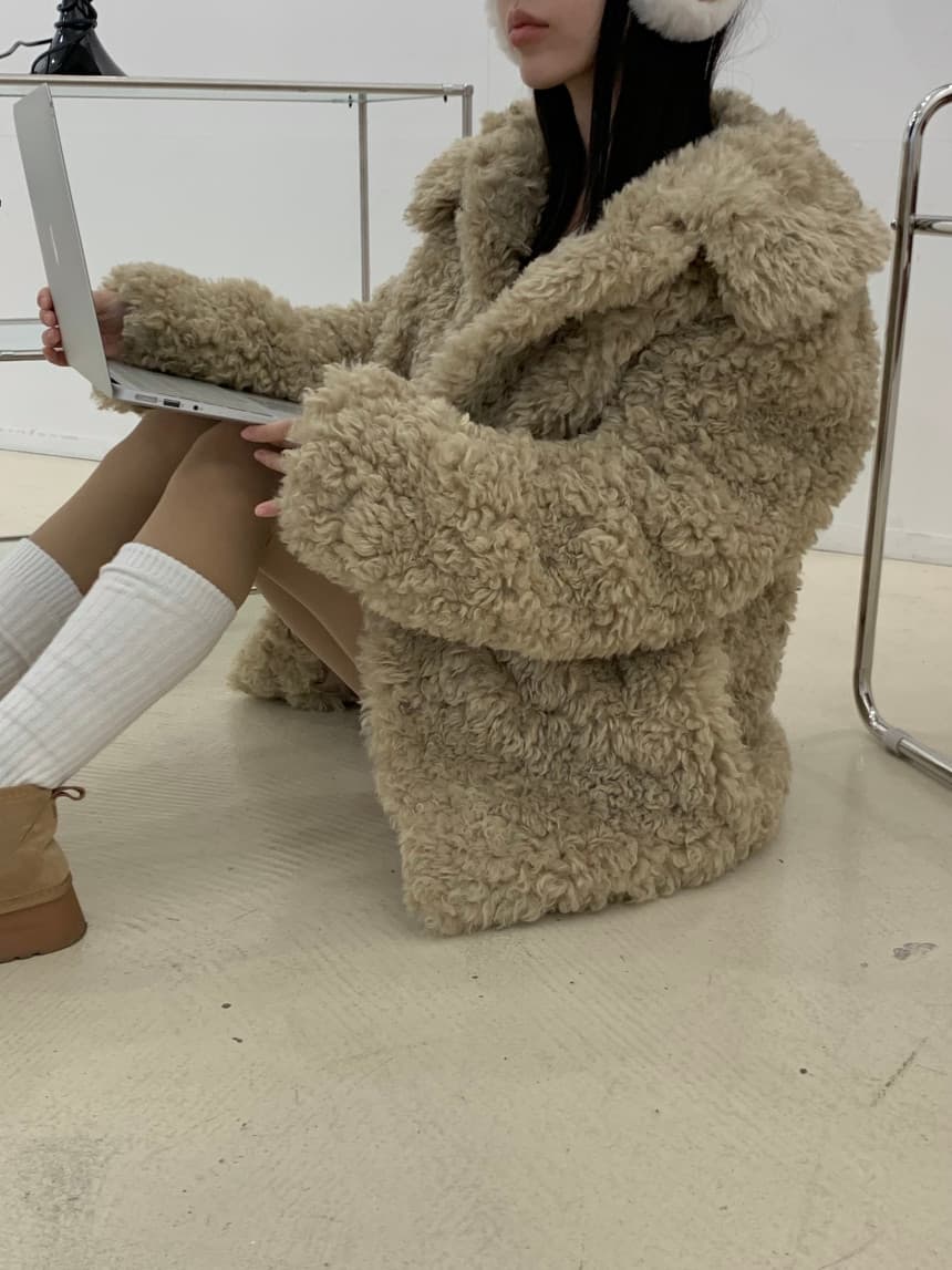 컬리 퍼 가디닝 자켓 상세 이미지 11