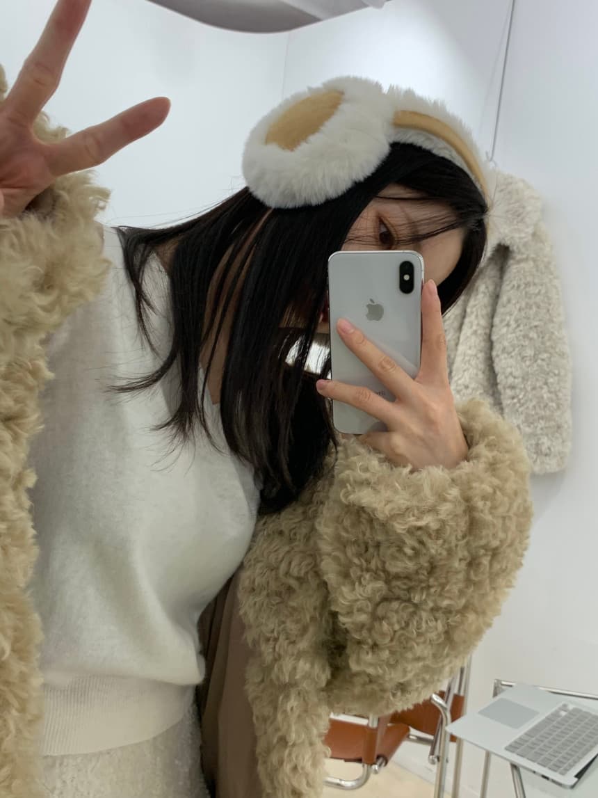 컬리 퍼 가디닝 자켓 상세 이미지 22