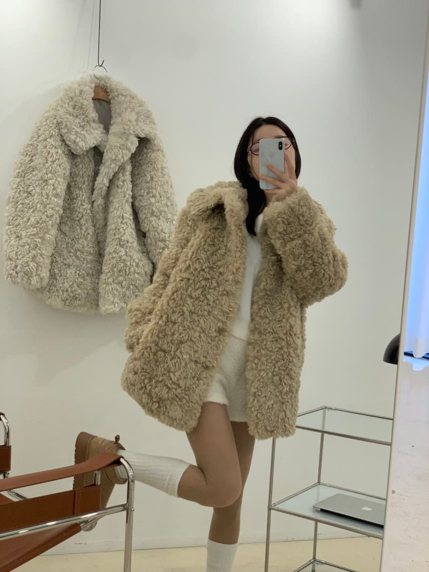컬리 퍼 가디닝 자켓 상세 이미지 25