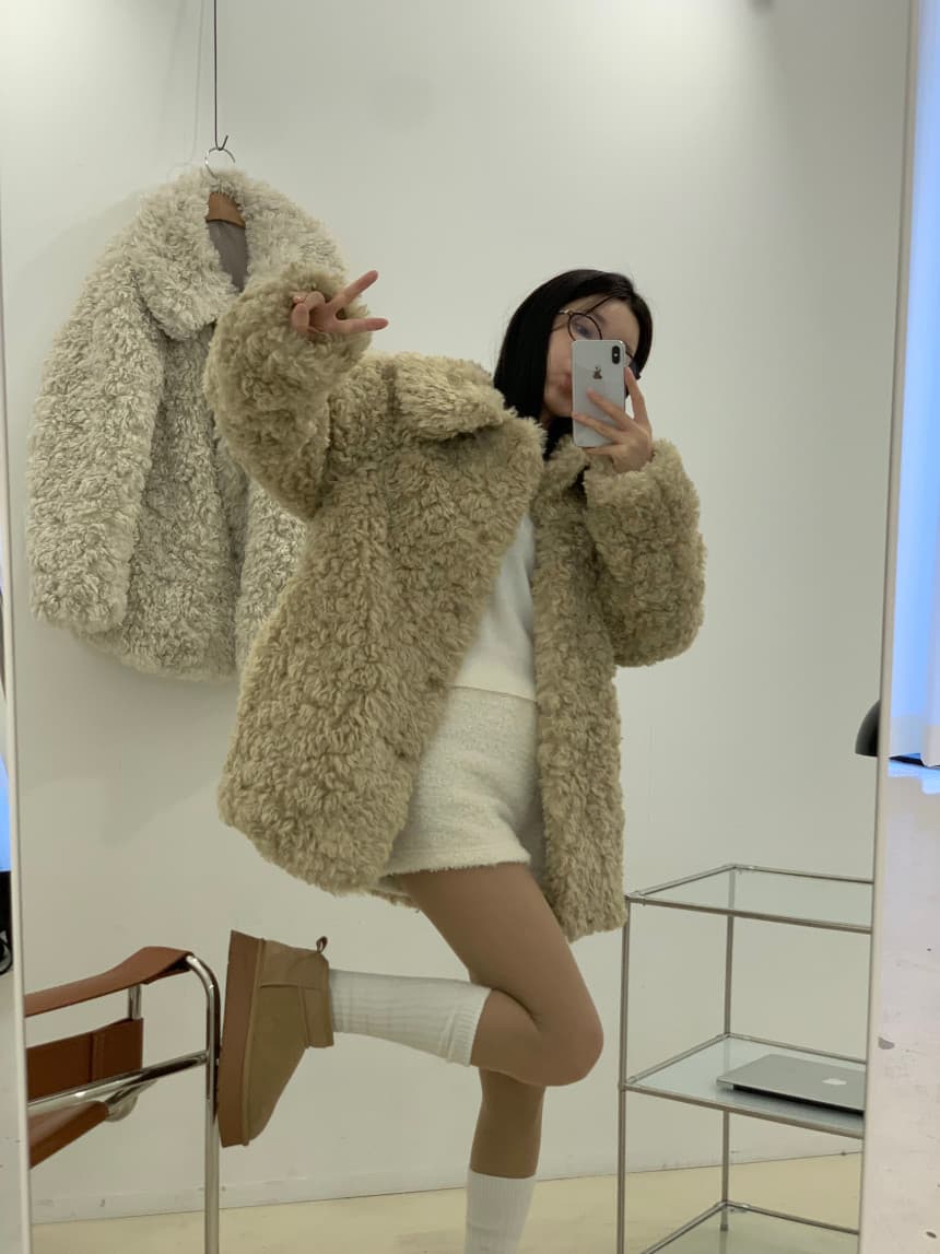 컬리 퍼 가디닝 자켓 상세 이미지 26
