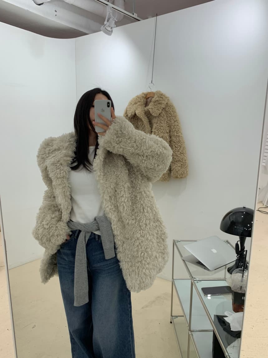 컬리 퍼 가디닝 자켓 상세 이미지 43