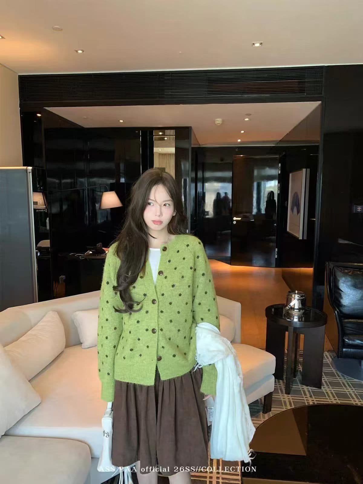 도트 패턴 가디건 (4color) 상세 이미지 10