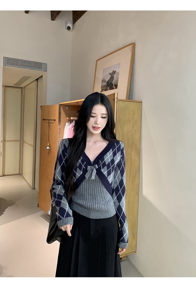 디자인감 가디건 니트 세트 상세 이미지 19