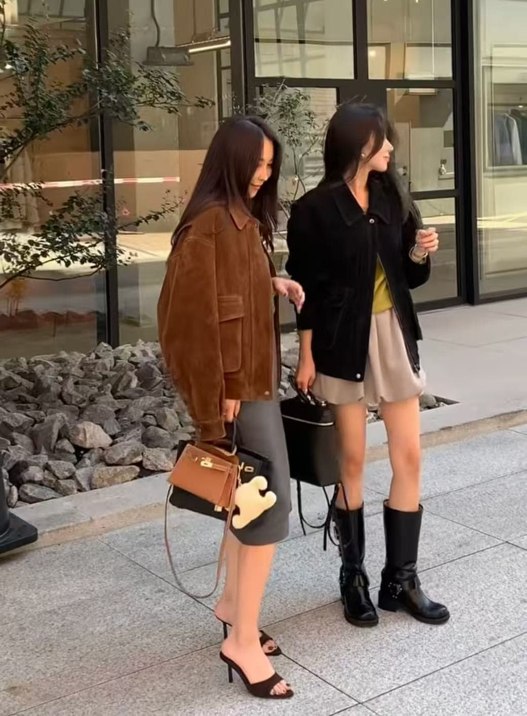 레트로 폴드 칼라 포켓 자켓 상세 이미지 3