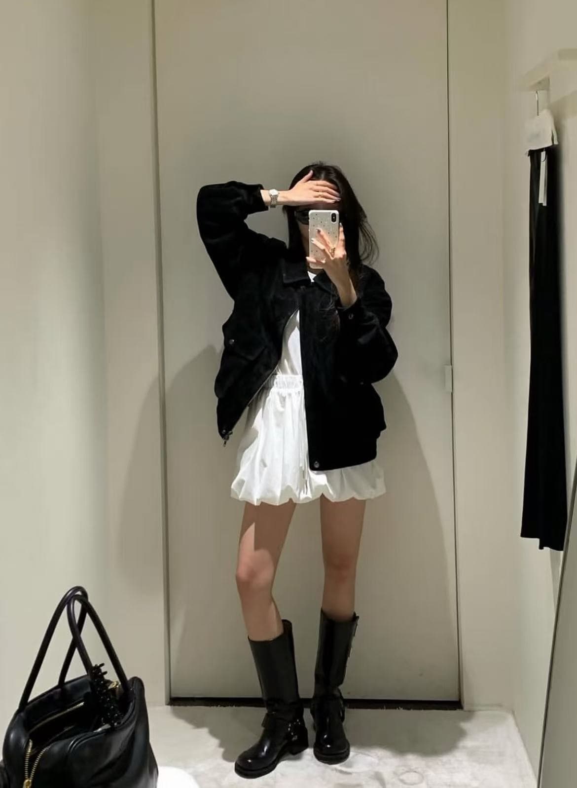 레트로 폴드 칼라 포켓 자켓 상세 이미지 14