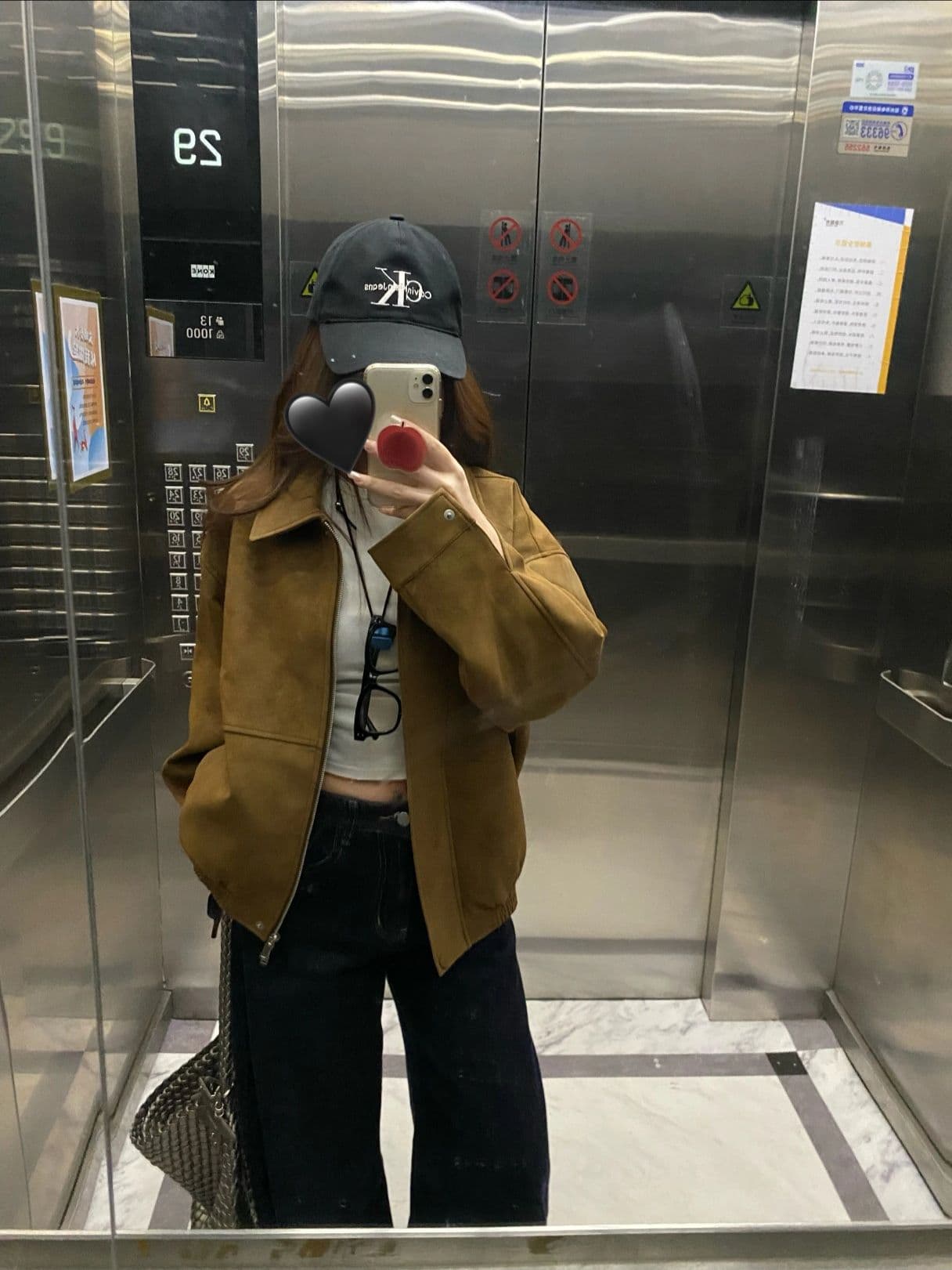 레트로 폴드 칼라 스웨이드 자켓 상세 이미지 9