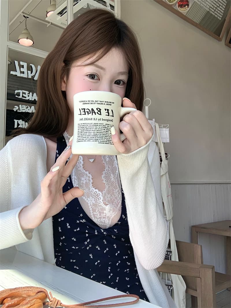 플라워 홀터넥 프릴 원피스 상세 이미지 6