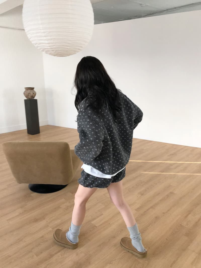 스타운드 칼라 양털 스웨트셔츠 세트 상세 이미지 29
