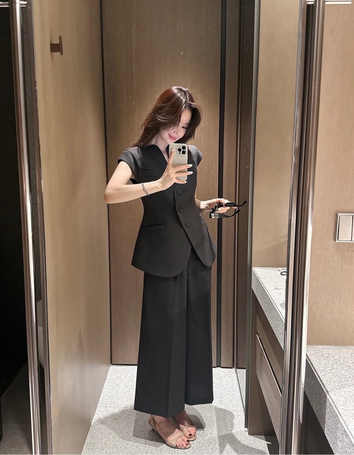 여성 빅사이즈 캐주얼 세트 상세 이미지 9