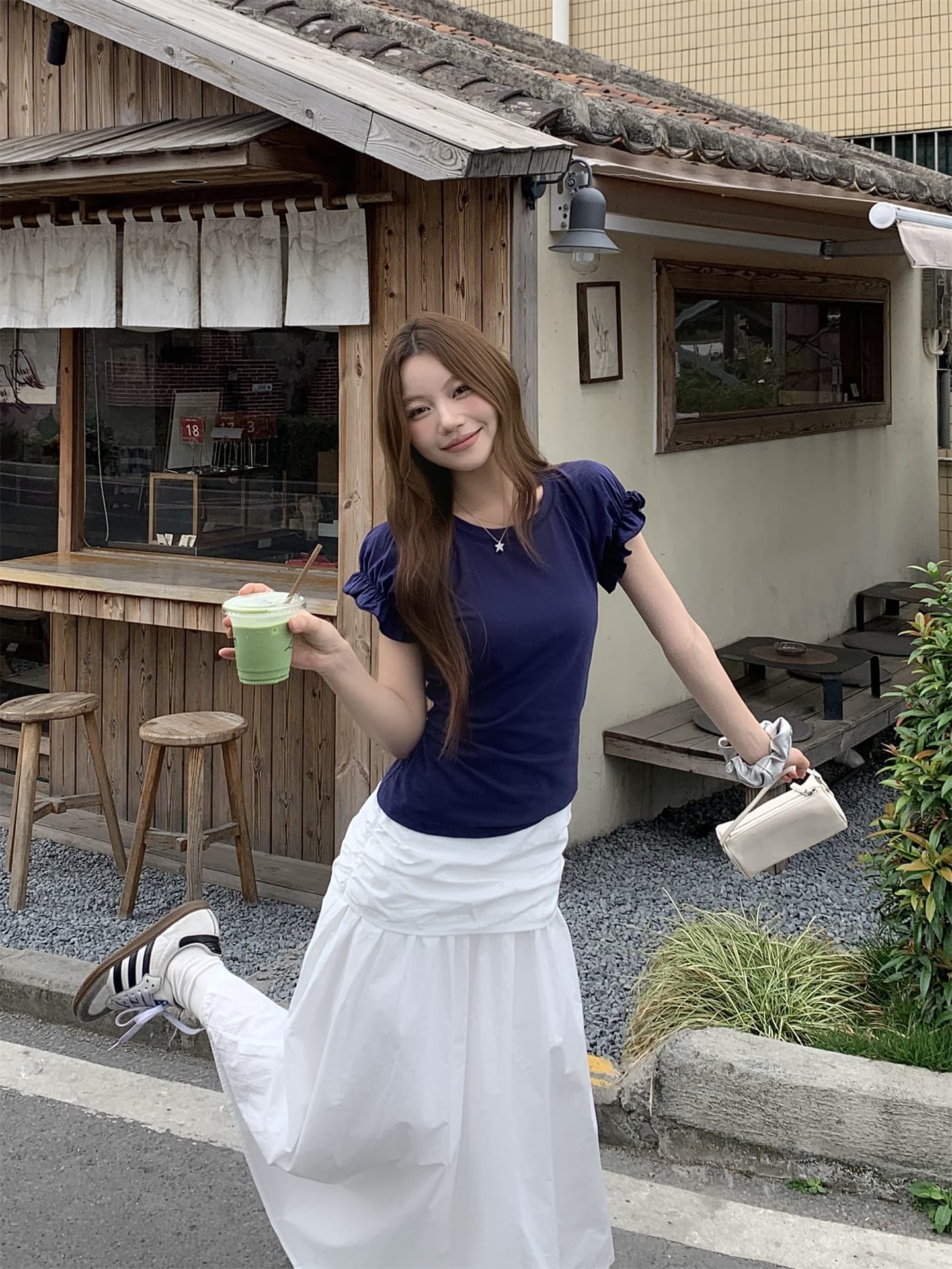 플레어 스커트 세트 상세 이미지 5