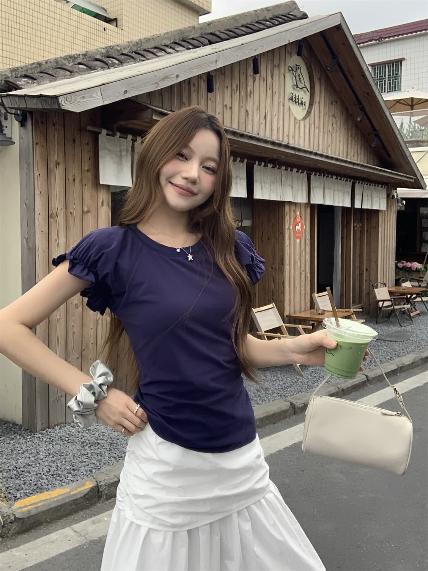 플레어 스커트 세트 상세 이미지 6