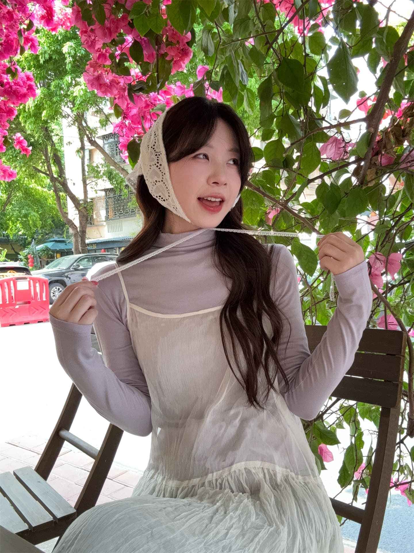 디자인 반팔 티+플레어 드레스 2단 구성 상세 이미지 14