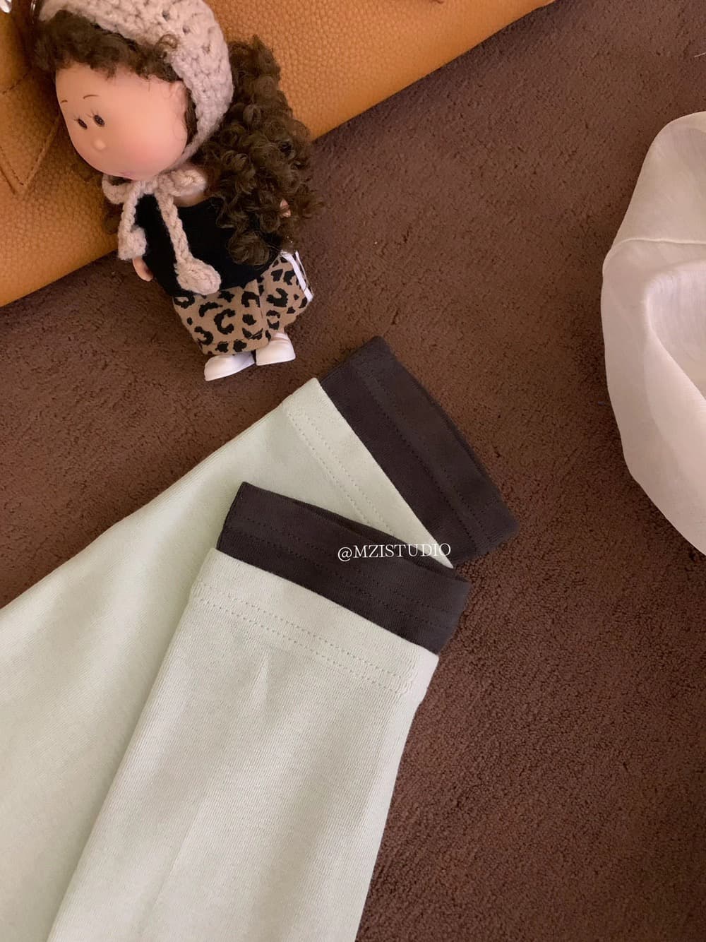 면 혼방 레이어드 민소매 탑 상세 이미지 6
