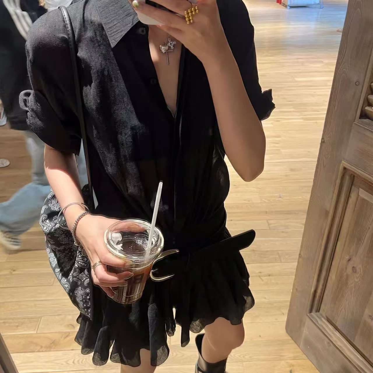셔츠 원피스 상세 이미지 7