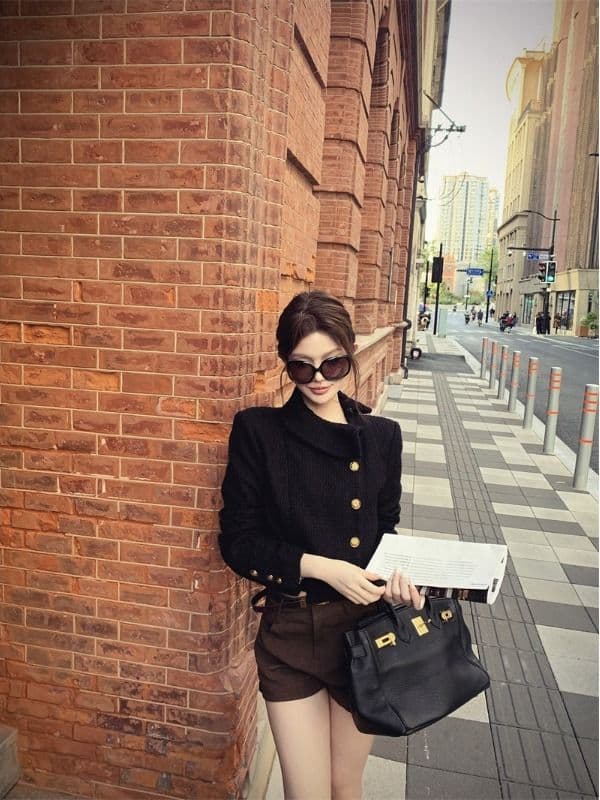 샤넬풍 블랙 자켓 상세 이미지 9