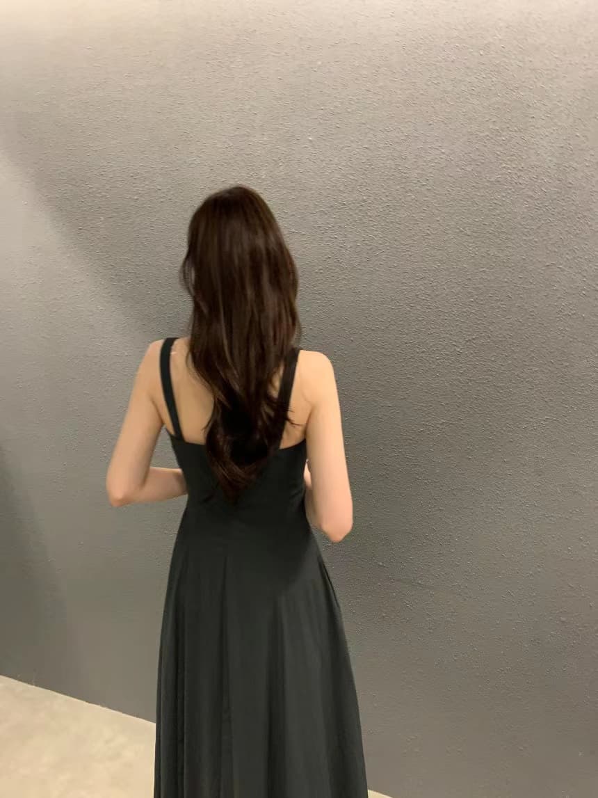 여성용 무소매 블라우스 스타일 원피스 상세 이미지 13