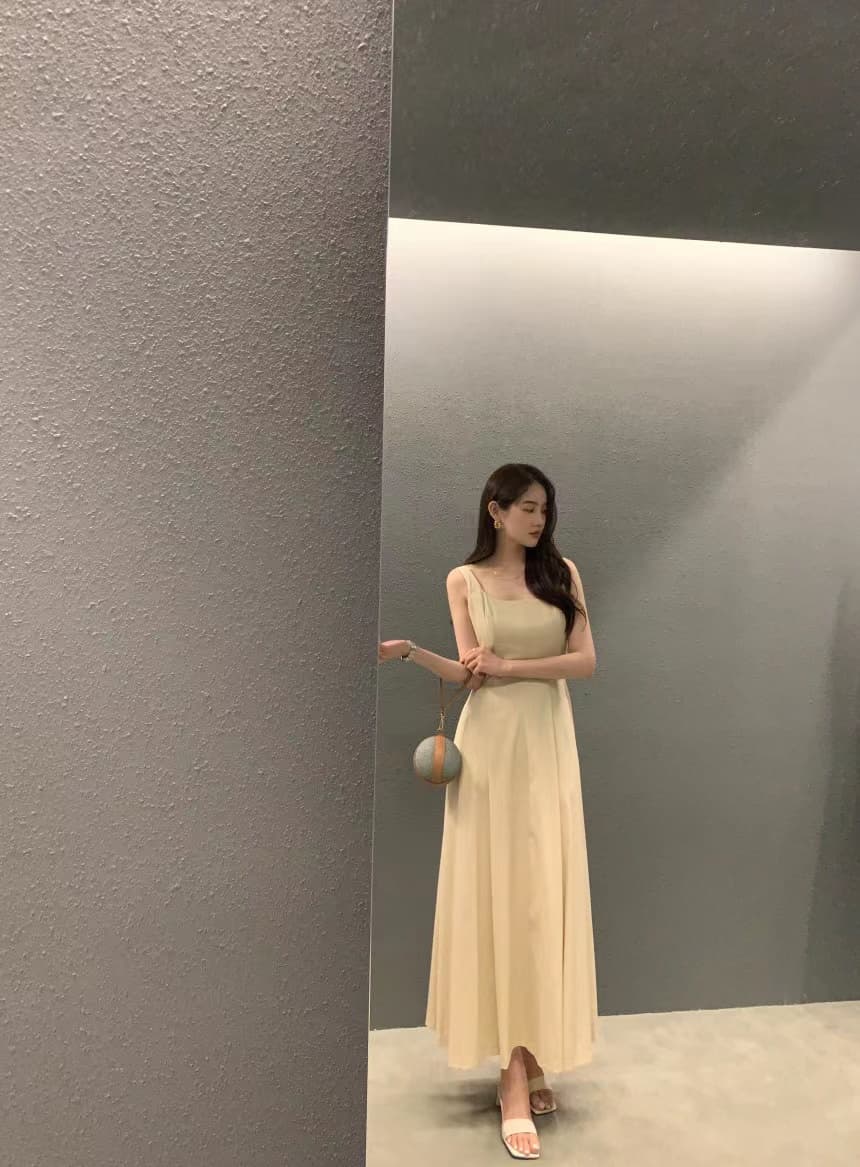 여성용 무소매 블라우스 스타일 원피스 상세 이미지 37