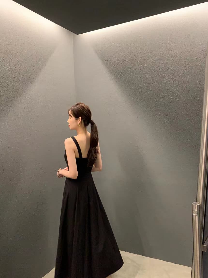 여성용 무소매 블라우스 스타일 원피스 상세 이미지 64