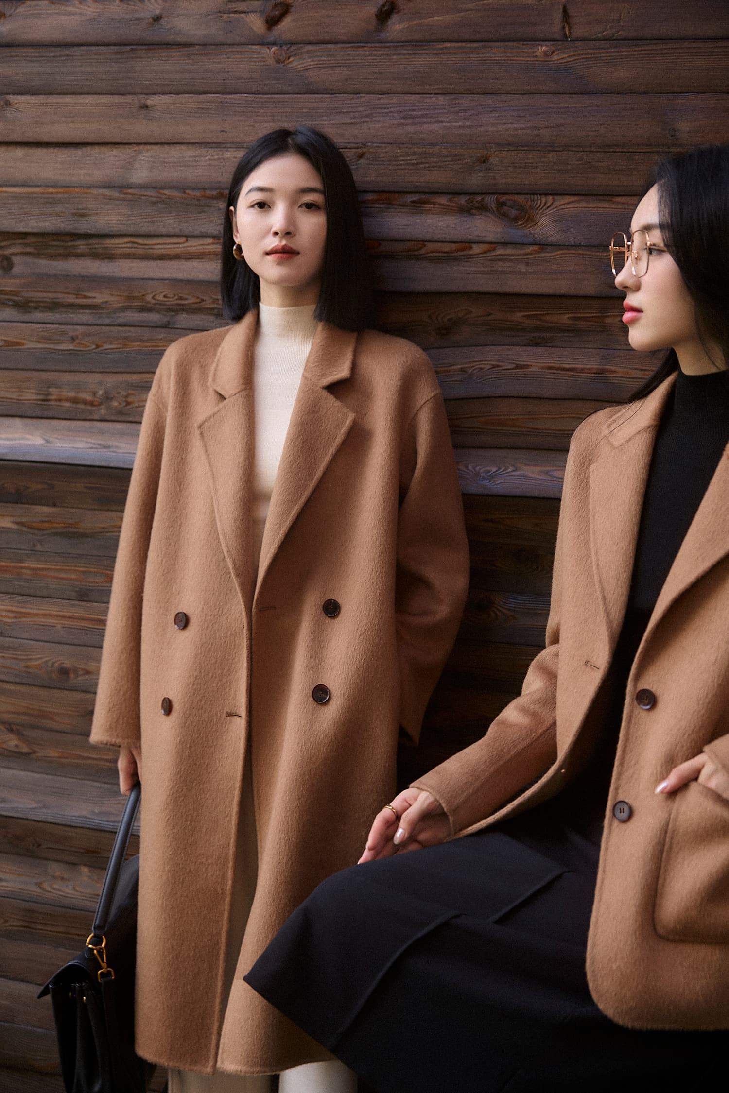 더블 버튼 직통 코트 (3color) 상세 이미지 14