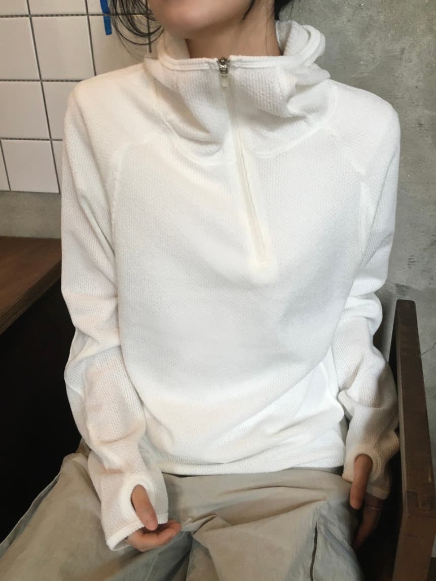 꽈배기 후드 스웨트셔츠 (3color) 상세 이미지 9