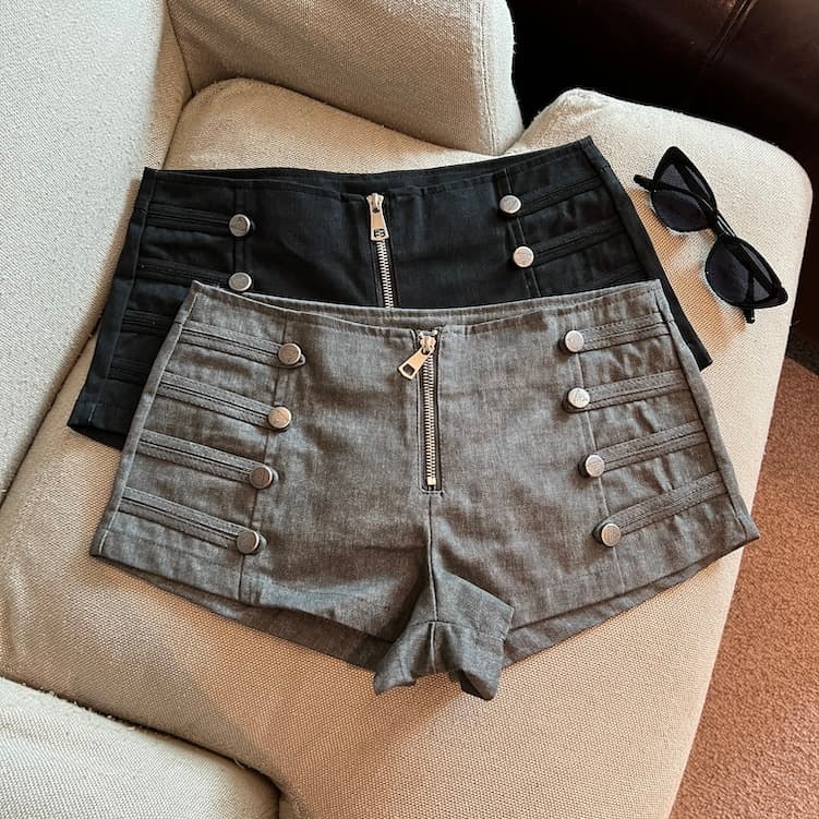 여름 베이직 하이웨이스트 쇼츠 상세 이미지 12