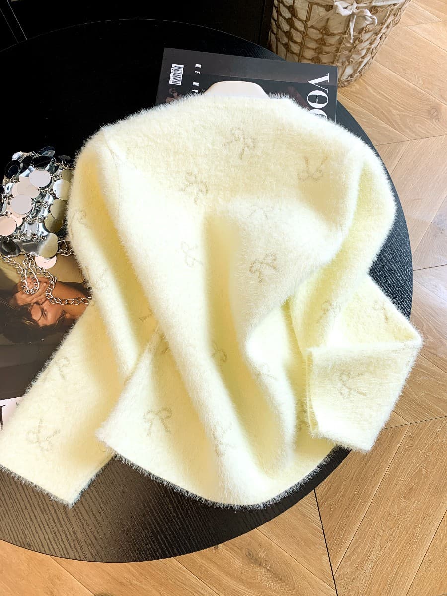 자수 진주 장식 가디건 (5color) 상세 이미지 15